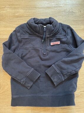 Vineyard Vines Kids Navy Half-Zip Pullover- 4T